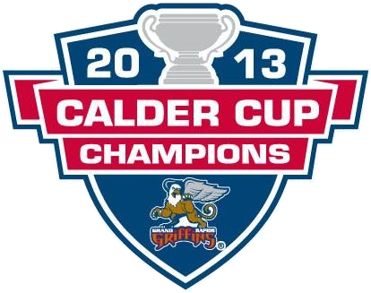 Grand Rapids Griffins 2012 13 Champion Logo iron on transfers for T-shirts